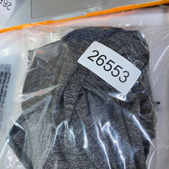 H&M Blouse Women M Medium Gray Full Zip Sleeveless Lined Wide Strap Round Neck - Picture 9 of 9